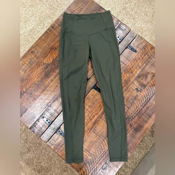 Victoria's Secret Olive Green Leggings - Picture 1 of 4